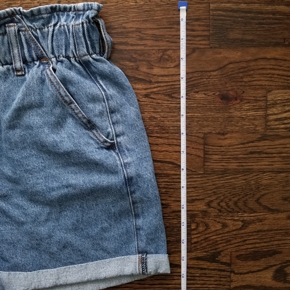 🚫SOLD🚫S.O.N.G▪︎Paperbag Denim Shorts - Picture 9 of 12